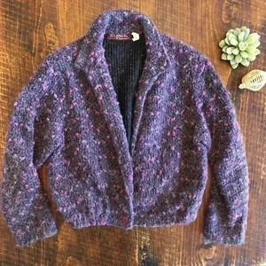 It’s Magic by Toni Garment | Vintage Sweater Cardigan  with Blazer Collar